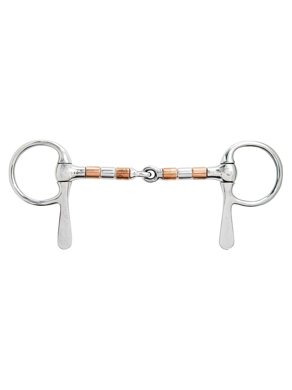 Трензель рысачий с роликами "МЕДЬ" с усиками.