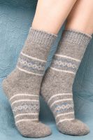 Носки шерстяные женские Метелица [серый]