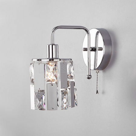 Бра Scoppio 10101/1 хром/прозрачный хрусталь Strotskis