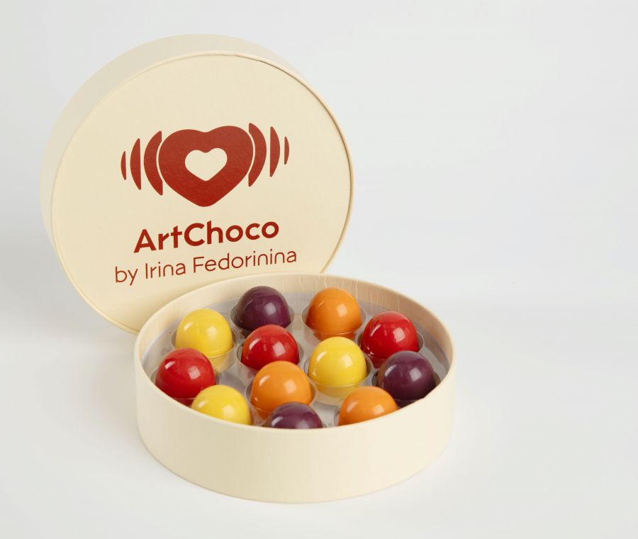 Сырная коллекция в круглой коробке 12 шт