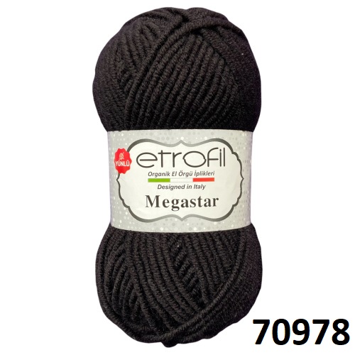 Пряжа  MEGASTAR  ETROFIL  (ET. M)