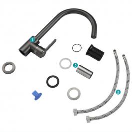 Mətbəx Kranı Antrasit rəng Frud R052 R42052-11-04