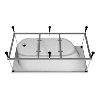 Ванна пристенная акриловая Vincea VBT-2B150 150х70 см схема 10