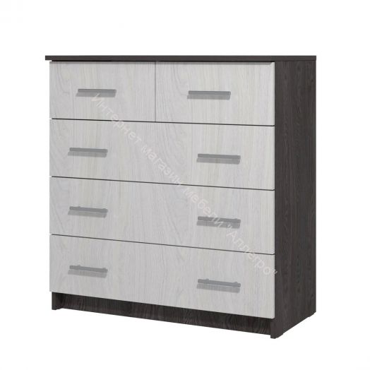 Комод - 8 (Фант) Ясень анкор темный/ясень анкор светлый