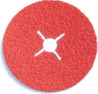 Фибровый шлифовальный круг Interflex CR5229 125х22мм, керамика, P100