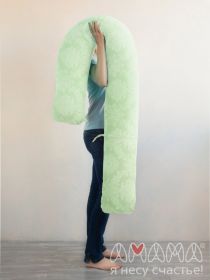 Подушка МОЖНО ПОЛОЖИТЬСЯ, J240 (поплин)(голубой, вензеля)