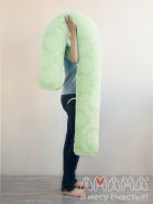 Подушка МОЖНО ПОЛОЖИТЬСЯ, J240 (поплин)(голубой, вензеля)