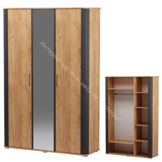 Шкаф 3-х дверный для одежды и белья Ольга 2