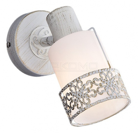 Спот Silvia 20025/1 белый с золотом