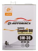 AUTOBACS ENGINE OIL SYNTHETIC  API SP ILSAC GF-6A 5W-30, 4л