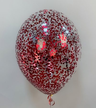 Конфетти красное