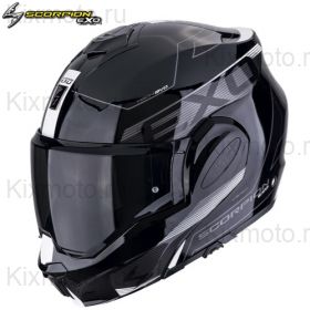 Шлем Scorpion EXO-Tech Evo Traveller, чёрно-белый