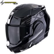 Шлем Scorpion EXO-Tech Evo Traveller, чёрно-белый