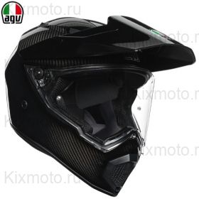Шлем AGV AX-9 Carbon Mono, черный глянец