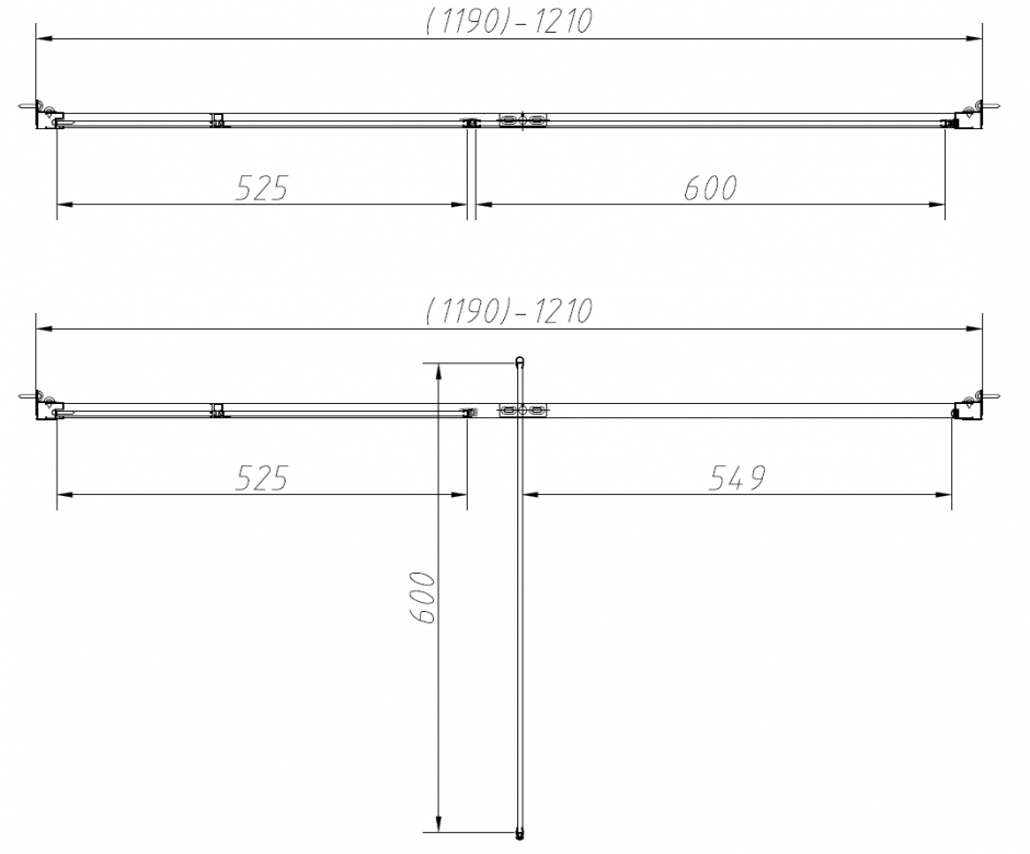 Распашная душевая дверь Vincea Slim-N VDP-4SN100 100х195 см ФОТО