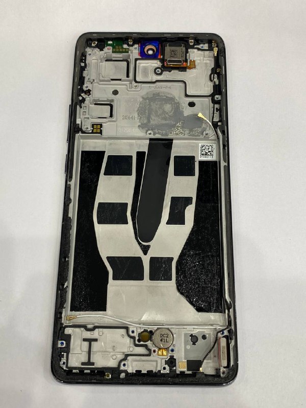 OPPO Reno 11 5g дисплей оригинал в рамке с разбора черный (мелкие потёртости)
