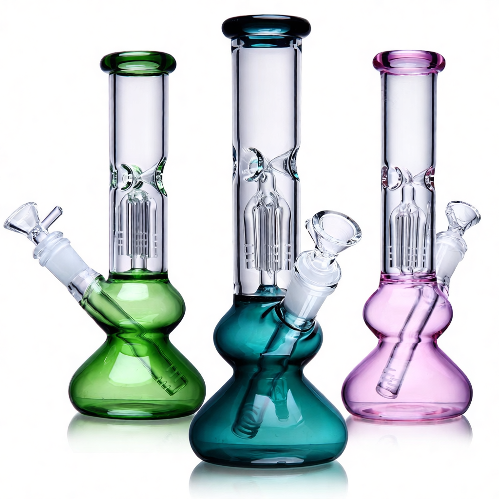Стеклянный Бонг Cheap Beaker Perc Ice