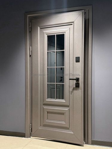 Сибирь Термо муар меланж махагон ПВХ белый матовый