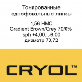 Cryol 1.56  HMC Gradient ,BROWN/GREY 70/0%
