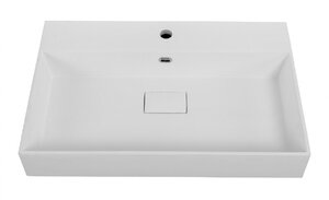 Раковина мебельная из искусственного мрамора Cezares 71х45х11,5 ФОТО