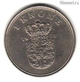 Дания 1 крона 1972 S-S