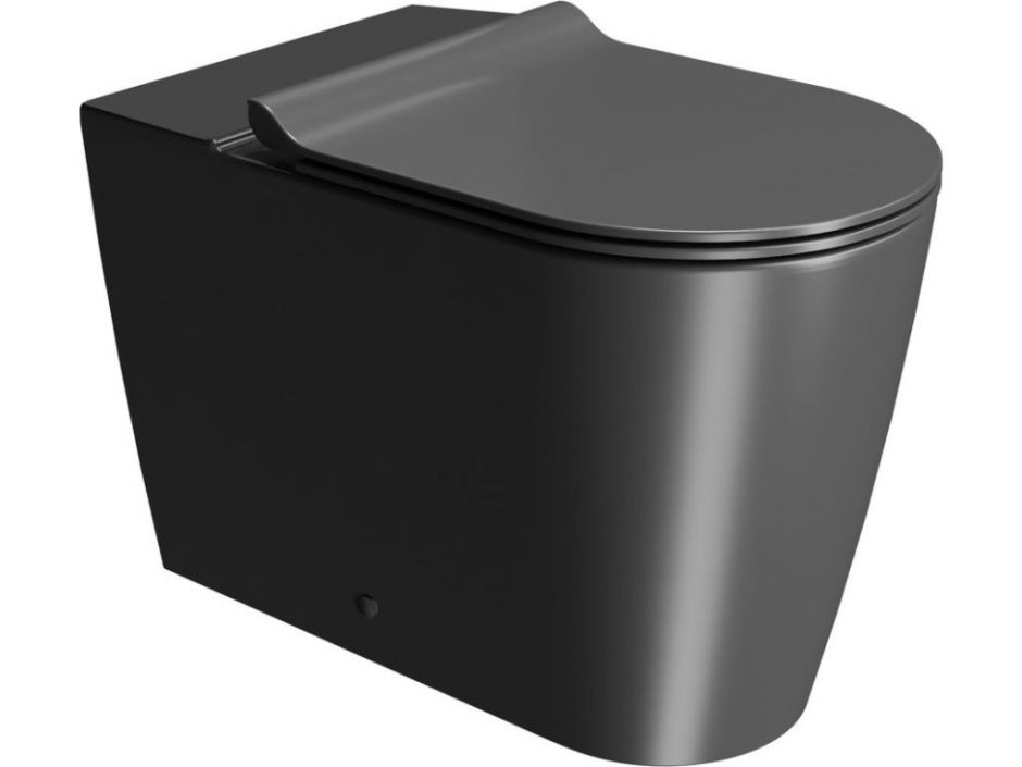 Изображение Черный унитаз напольный GSI KUBE X 9419 63 х 36