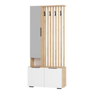 Прихожая Сандра ПР-03 (ш802*г350*в1826мм) Крафт/белый