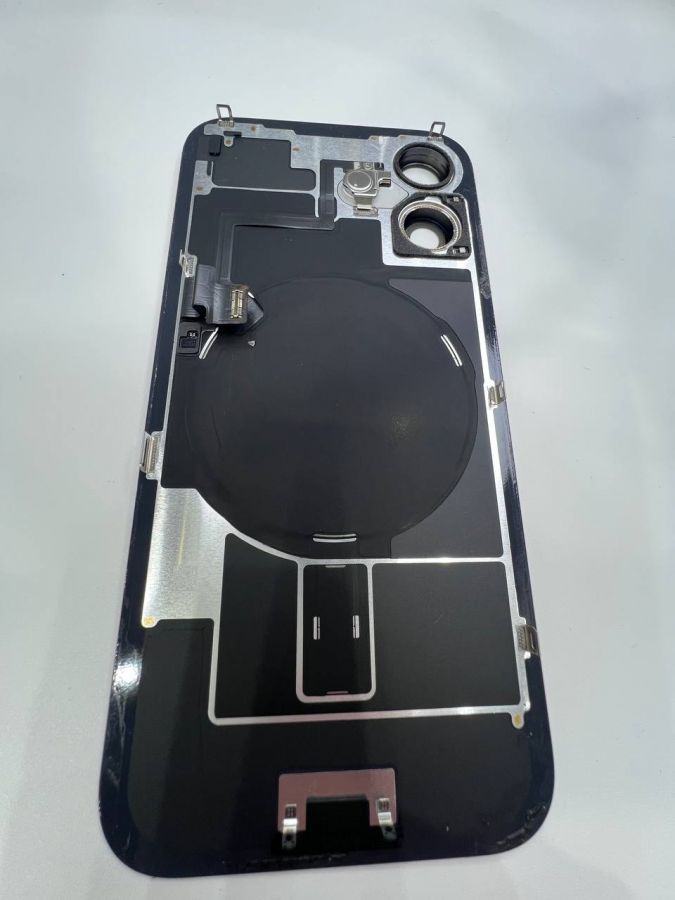 Apple iPhone корпус 16 в сборе со шлейфами, стеклом камеры оригинал с разбора (снятый) идеал розовый