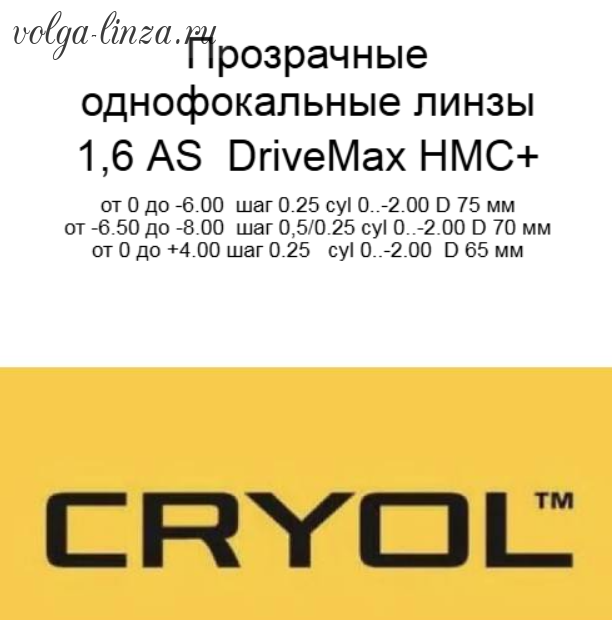Cryol 1.60 AS DriveMax HMC+