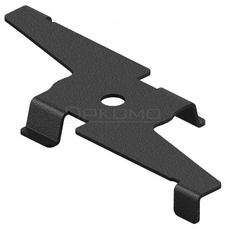 Фиксатор накладной ElDeko HSBL_0059 для накладного шинопровода, чёрный