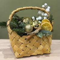 Милые корзинки из ели нобилис