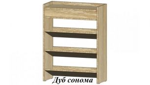 Обувница Визит (ш600*г256*в800мм) Дуб сонома