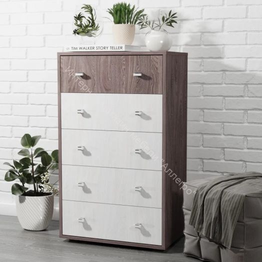 Комод Омега 18 Ясень анкор темный/ясень анкор светлый