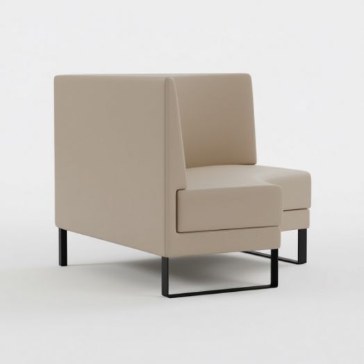 Угловая секция Тэтор-Кафе А вогнутая 1