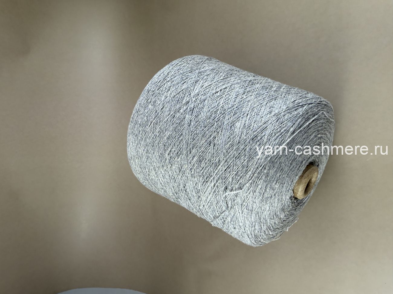Бобинный кашемир Серый  Nail Mongol 2/26 1300м./100 гр.