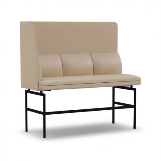 Диванная секция барная Асмунг В тройная с одним подлокотником