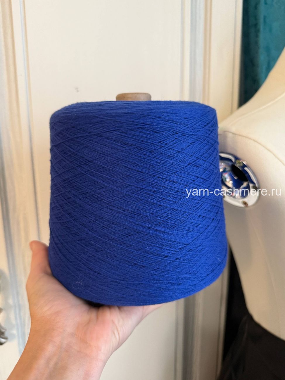 Бобинный 100% кашемир. Сапфир  Nail Mongol 2/26 1300м./100 гр.