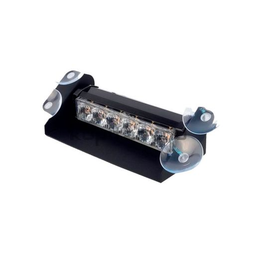 Панель-вспышка стробоскоп проблесковая оранжевая под лобовое стекло 12/24 Вольт ST1957