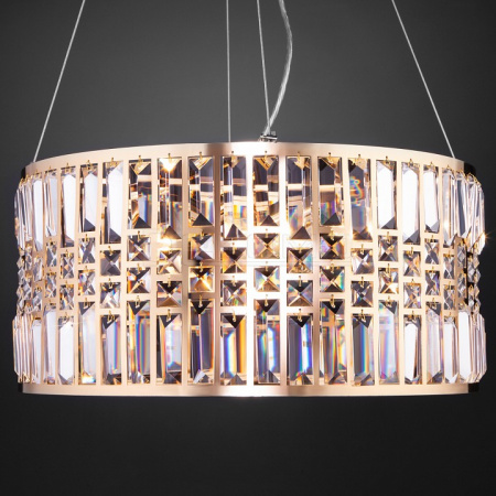 Подвесной светильник Lory 10125/5 золото/прозрачный хрусталь Strotskis Smart