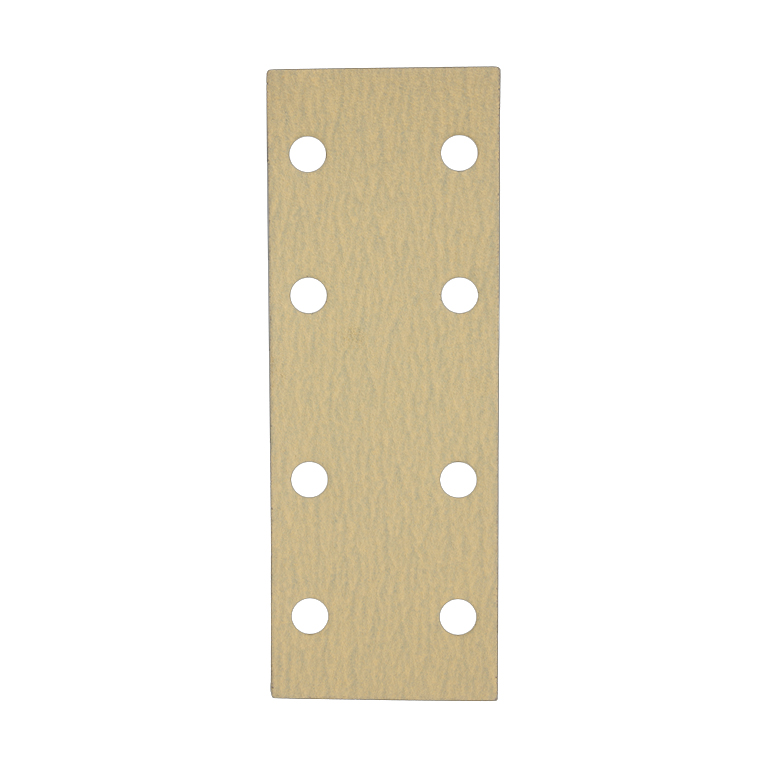 Hanko AP33M Yellow Paper Шлифовальные полоски бежевые, 70х198мм, 8 отверстий, в упаковке 200шт.