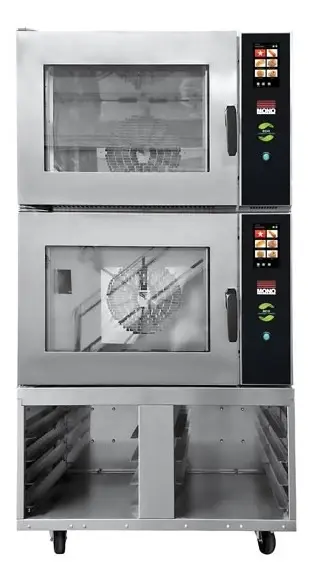Печь конвекционная Mono Equipment BX 4/5-Tray, 4/5 уровней 600х400/GN1/1, Eco-Connect+ Wash Controller на 5 + 5 уровней с подставкой