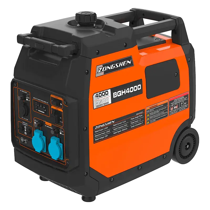 Zongshen BQH 4000 генератор бензиновый инверторный 1T90DFQ40