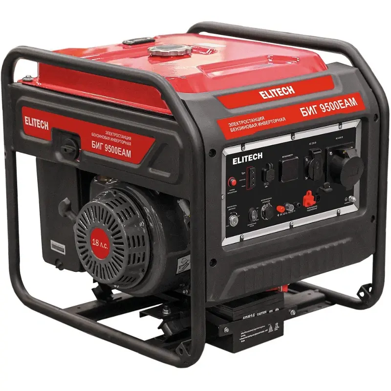ELITECH БИГ 9500ЕАМ генератор бензиновый инверторный 204775