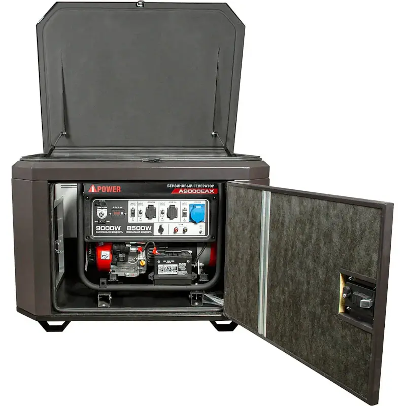 A-iPower A9000EAX бензиновый генератор в кожухе 1200 RAL 8019 УТ-11182380