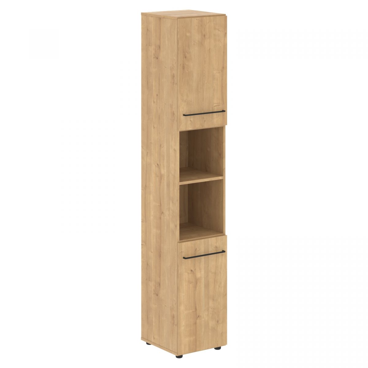 Шкаф колонка с 2-мя глухими малыми дверьми LHC 40.4 400х430х2253