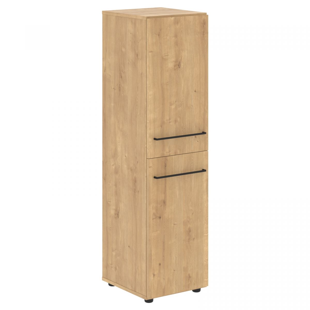 Шкаф колонка с 2-мя глухими малыми дверьми LMC 40.4 400х430х1517