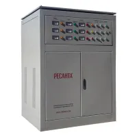 Ресанта АСН-100000/3-ЭМ трехфазный стабилизатор напряжения 63/4/11