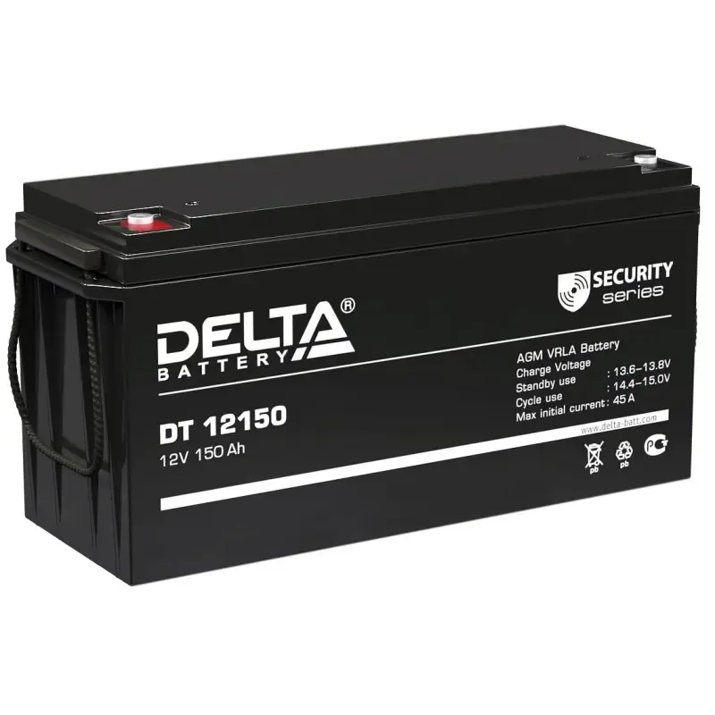 DELTA DT 12150 аккумулятор 4614010040014