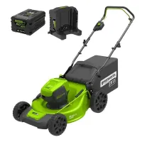 Аккумуляторная газонокосилка самоходная Greenworks GD60LM51SPK4 60V (1 x 4 Ач, ЗУ) 2505607UB