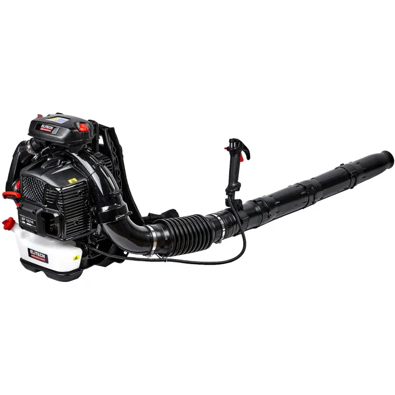 ELITECH BP 7631R воздуходувка бензиновая 4.2 л.с, 3.1 кВт, 92 м/с 204654